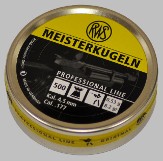 RWS Meisterkugeln Rifle (Yellow tin)